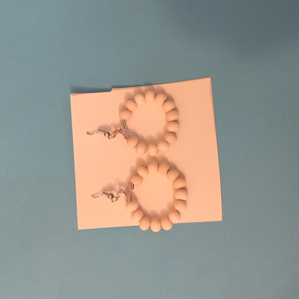 White Dangling Earrings